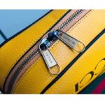 Gucci Unisex GG Adidas x Gucci Small Shoulder Bag Yellow Leather Green Red Web - Image 7