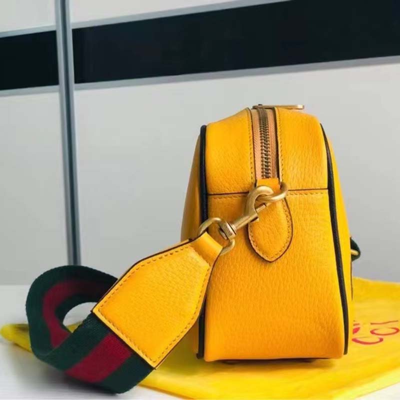 Gucci x adidas Shoulder Bag GG Coated Canvas Medium Yellow