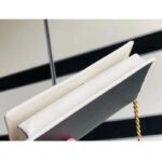 Gucci Women GG Adidas x Gucci Wallet Chain Black White Leather Interlocking G - Image 8