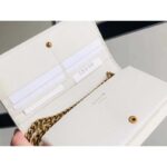 Gucci Women GG Adidas x Gucci Wallet Chain Black White Leather Interlocking G - Image 7