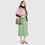 Gucci Unisex GG Messenger Bag Beige Ebony GG Supreme Canvas Leather - Imagen 13