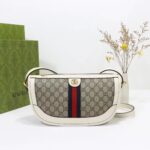 Gucci Unisex GG Ophidia Large Shoulder Bag Beige Ebony GG Supreme Canvas - Bild 2