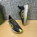 Gucci Unisex Run Sneaker Black Technical Knit Fabric Interlocking G Rubber - Image 6