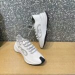 Gucci Unisex Run Sneaker White Technical Knit Fabric Interlocking G Rubber - Image 7