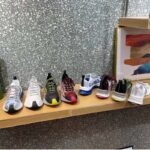 Gucci Unisex Run Sneaker White Blue GG Technical Knit Fabric Interlocking G Rubber - Imagen 14