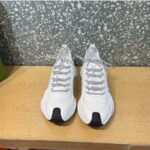 Gucci Unisex Run Sneaker White Technical Knit Fabric Interlocking G Rubber - Image 3