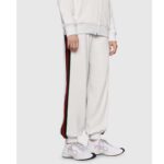 Gucci Unisex Run Sneaker White Technical Knit Fabric Interlocking G Rubber - Image 12