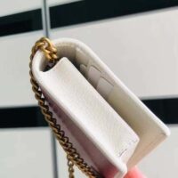 Gucci Women GG Adidas x Gucci Wallet Chain Red Off-White Leather Interlocking G (4)