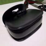 Gucci Women GG Bamboo 1947 Small Top Handle Bag Black Leather Bamboo Hardware - Bild 6