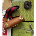 Gucci Women GG Blondie Shoulder Bag Cuir Leather Round Interlocking G – Bild 5