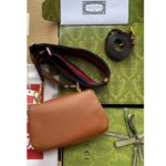 Gucci Women GG Blondie Shoulder Bag Cuir Leather Round Interlocking G – Bild 4