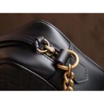 Gucci Women GG Marmont Matelassé Mini Bag Black Matelassé Chevron Leather Double G - Image 11