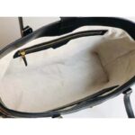 Gucci Women GG Matelassé Leather Medium Tote Black Matelassé Chevron Double G - Imagen 6