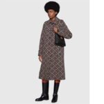 Gucci Women GG Small GG Shoulder Bag Black Debossed Leather Double G - Image 12