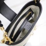 Gucci Women GG Small GG Shoulder Bag White Debossed Leather Double G - Image 10