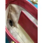 Gucci Women Jackie 1961 Mini Shoulder Bag Red Leather - immagine 9