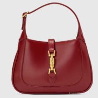 Gucci Women Jackie 1961 Mini Shoulder Bag Red Leather (11)