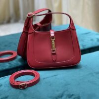 Gucci Women Jackie 1961 Mini Shoulder Bag Red Leather (11)