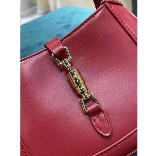 Gucci Women Jackie 1961 Mini Shoulder Bag Red Leather (3)