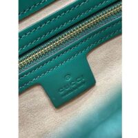 Gucci Women Jackie 1961 Small Shoulder Bag Emerald Green Leather (3)