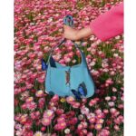 Gucci Women Jackie 1961 Small Shoulder Bag Light Blue Leather - Image 14