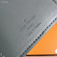 Louis Vuitton LV Unisex Brazza Wallet Anthracite Gray Monogram Shadow Calf Cowhide (5)