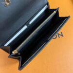 Louis Vuitton LV Unisex Capucines Wallet Natural Black Canvas Cowhide Leather - Imagen 8