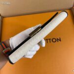 Louis Vuitton LV Unisex Capucines Wallet Natural Black Canvas Cowhide Leather - Imagen 4