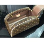 Louis Vuitton LV Unisex Dopp Kit Toilet Pouch Brown Monogram Coated Canvas - Image 8