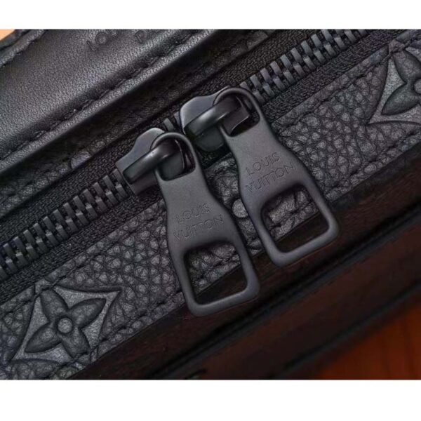 Louis Vuitton LV Unisex Handle Soft Trunk Black Taurillon Monogram Calf Leather (1)