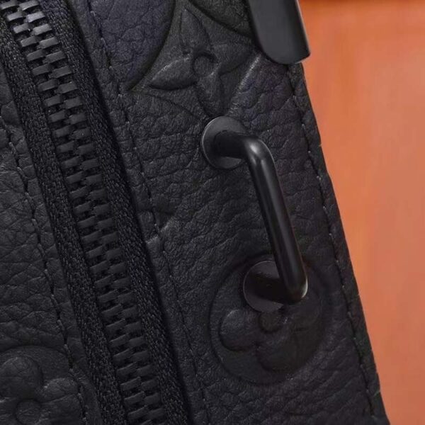 Louis Vuitton LV Unisex Handle Soft Trunk Black Taurillon Monogram Calf Leather (3)