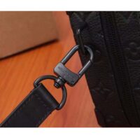 Louis Vuitton LV Unisex Handle Soft Trunk Black Taurillon Monogram Calf Leather (7)