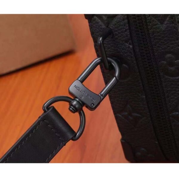 Louis Vuitton LV Unisex Handle Soft Trunk Black Taurillon Monogram Calf Leather (4)