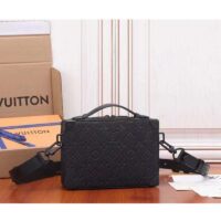 Louis Vuitton LV Unisex Handle Soft Trunk Black Taurillon Monogram Calf Leather (7)