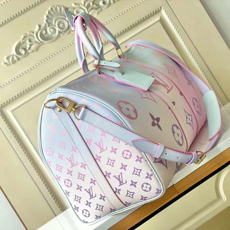 Louis Vuitton LV Unisex Keepall 45B Sunrise Pastel Monogram Coated