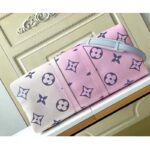 Louis Vuitton LV Unisex Keepall 45B Sunrise Pastel Monogram Coated Canvas Cowhide Leather - immagine 5