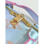 Louis Vuitton LV Unisex Keepall 45B Sunrise Pastel Monogram Coated Canvas Cowhide Leather - immagine 7