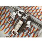 Louis Vuitton LV Unisex Keepall 50B White Damier Spray Cowhide Leather Textile Lining - immagine 9