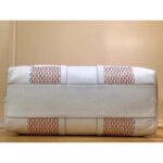 Louis Vuitton LV Unisex Keepall 50B White Damier Spray Cowhide Leather Textile Lining - immagine 5