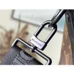 Louis Vuitton LV Unisex Keepall Bandoulière 50 Travel Bag Purple Monogram Coated Canvas – Image 11