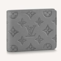 Louis Vuitton LV Unisex Multiple Wallet Anthracite Gray Monogram Shadow Calf Leather (5)