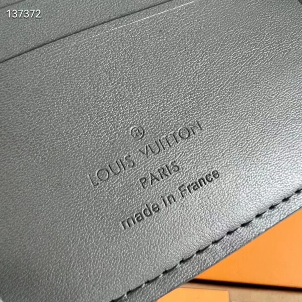 Louis Vuitton LV Unisex Multiple Wallet Anthracite Gray Monogram Shadow Calf Leather (7)