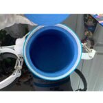 Louis Vuitton LV Unisex Paint Can Lagoon Coated Canvas Cowhide Leather – Bild 8