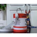 Louis Vuitton LV Unisex Paint Can Orange Coated Canvas Cowhide Leather - Imagen 4