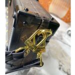 Louis Vuitton LV Unisex Petite Malle Handbag Monogram Coated Canvas Cowhide Leather - Image 7