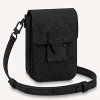 Louis Vuitton LV Unisex S-Lock Vertical Wearable Wallet Black Taurillon Monogram Leather (2)