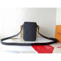 Louis Vuitton LV Unisex S-Lock Vertical Wearable Wallet Black Taurillon Monogram Leather (2)
