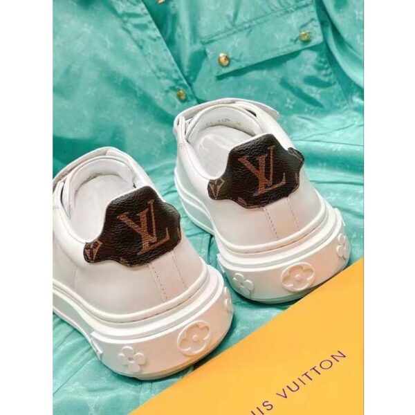 Louis Vuitton LV Unisex Time Out Sneaker Light Blue Smooth Calf Leather (3)