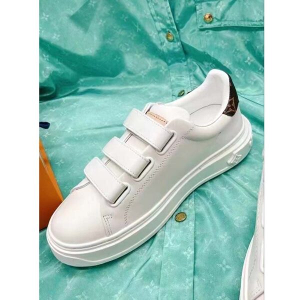 Louis Vuitton LV Unisex Time Out Sneaker Light Blue Smooth Calf Leather (4)