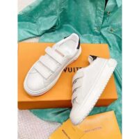 Louis Vuitton LV Unisex Time Out Sneaker Light Blue Smooth Calf Leather (12)